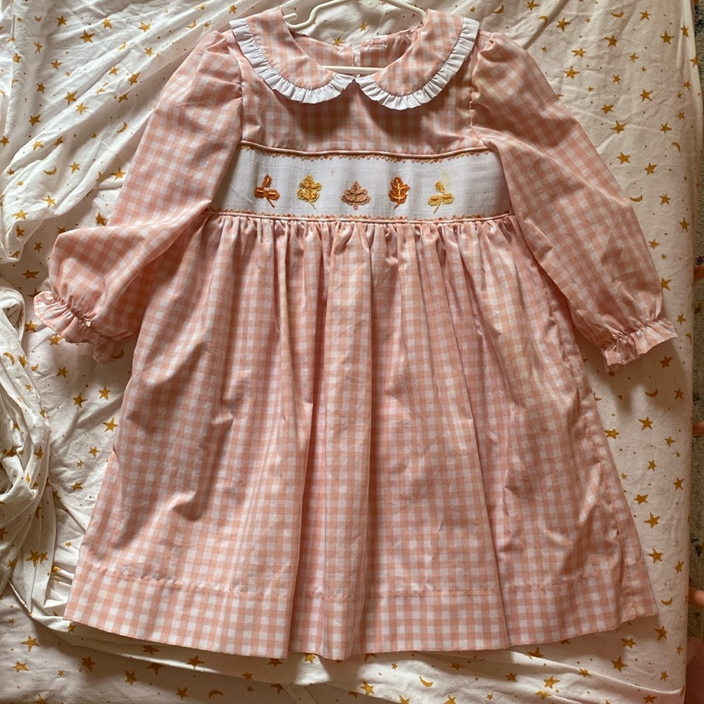Fall autumn smock dress 4T